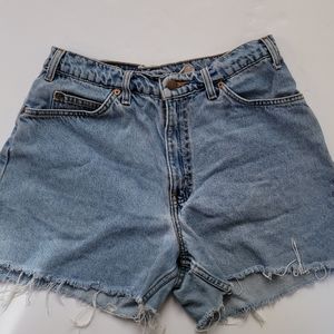 Vintage Orange Tab Levi's 506 cutoff shorts size 32